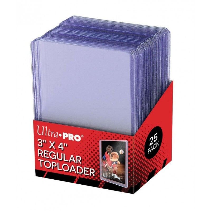 Ultra Pro: Regular Toploader - 25 stk
