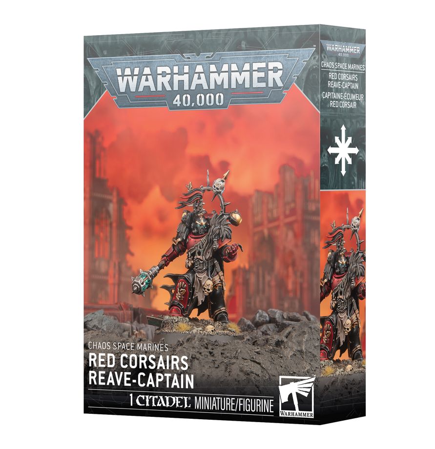 Warhammer 40k: Chaos Space Marines - Red Corsairs Reave Captain