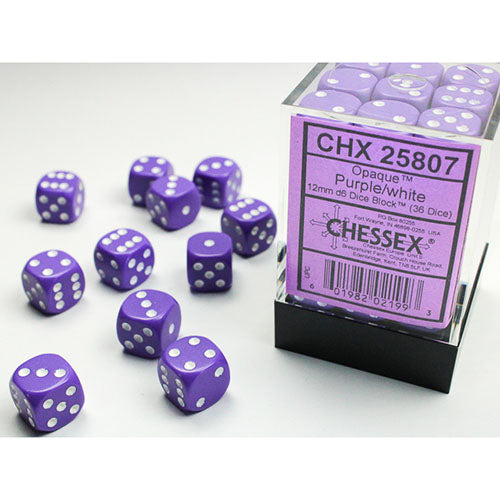 Chessex: Würfel 12 mm (36) - Standart