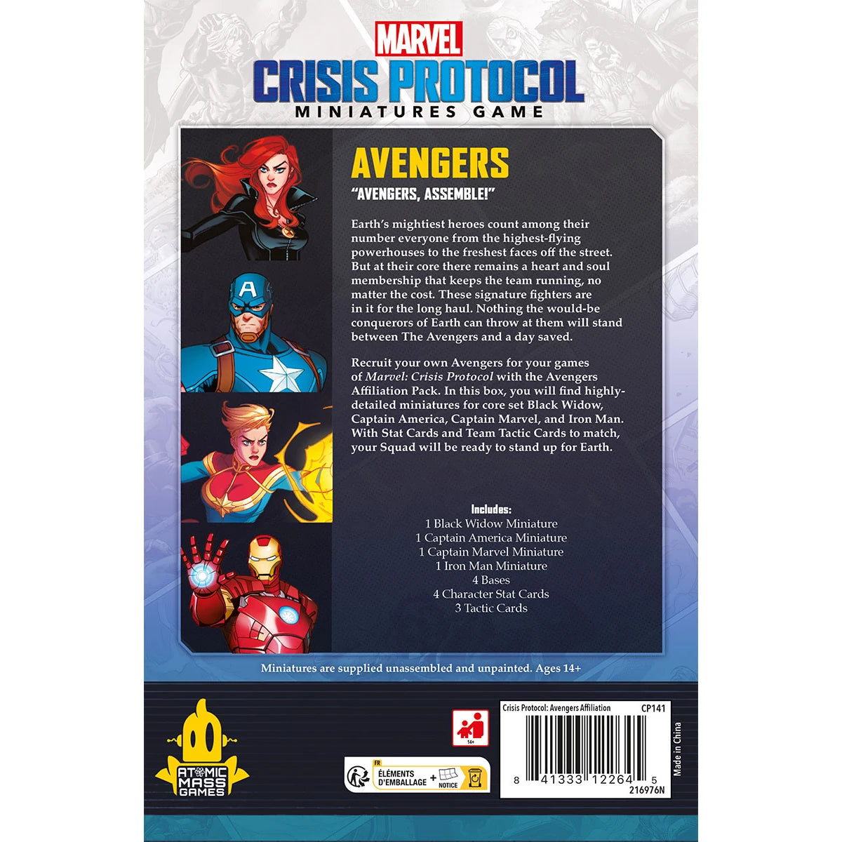 Marvel Crisis Protocol: Avengers - Affiliation Pack