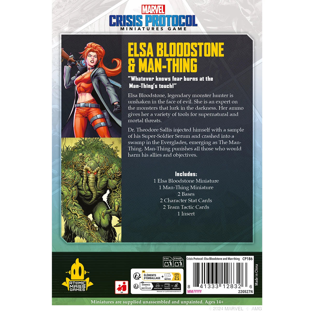 Marvel Crisis Protocol: Elsa Bloodstone & Man-Thing - Character Pack