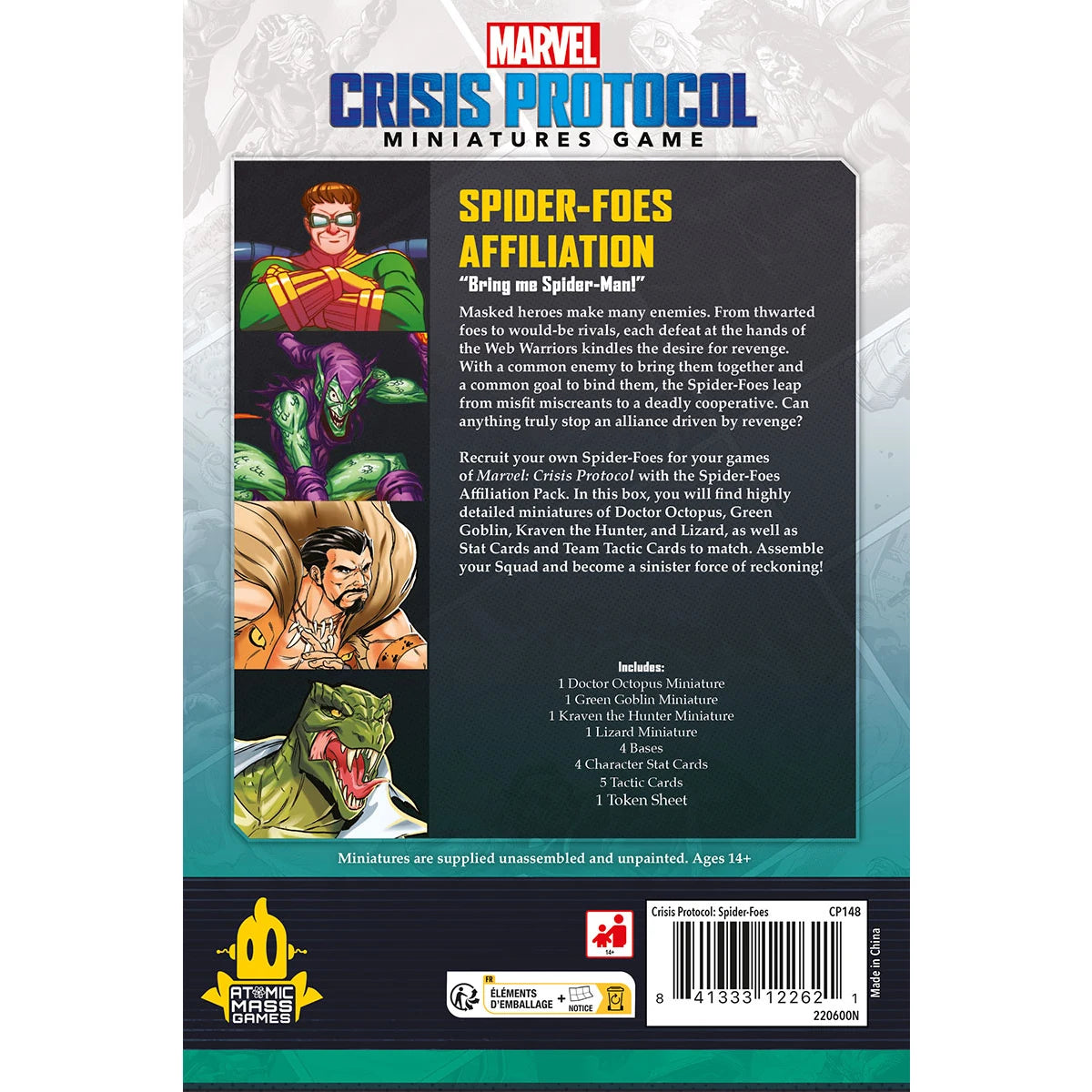 Marvel Crisis Protocol: Spider-Foes - Affiliation Pack