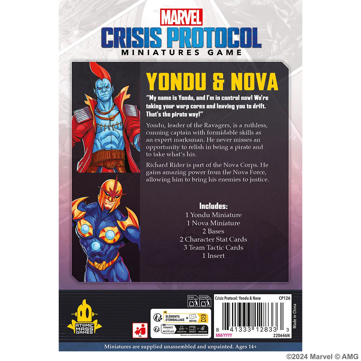 Marvel Crisis Protocol: Yondu & Nova - Character Pack
