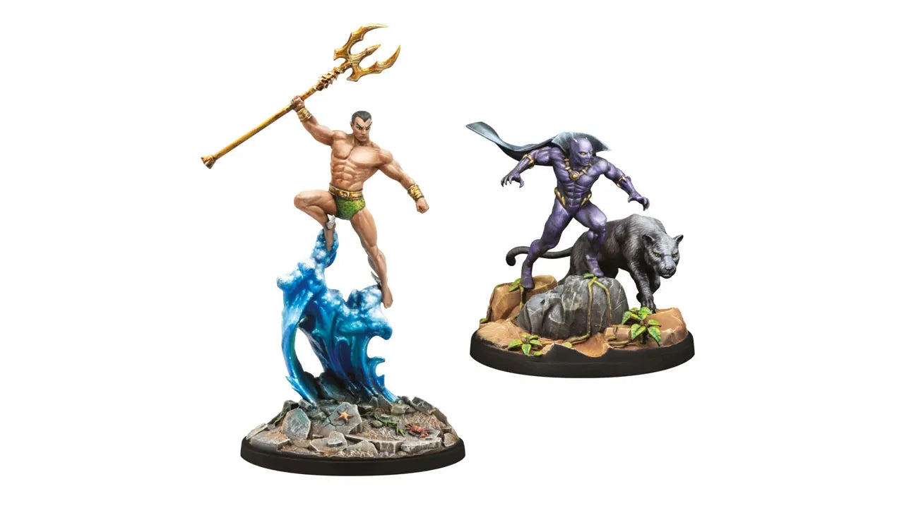 Marvel Crisis Protocol: Black Panther, Chosen of Bast & & Namor, the Sub-Mariner Character Pack